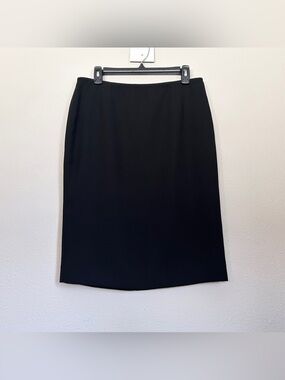 Calvin Klein Black Tailored Pencil Skirt